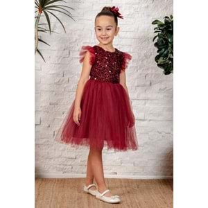 Tütü Etekli Kız Çocuk Elbise