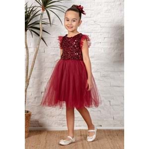 Tütü Etekli Kız Çocuk Elbise