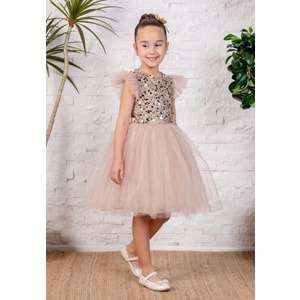 Tütü Etekli Kız Çocuk Elbise