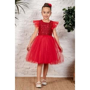 Tütü Etekli Kız Çocuk Elbise