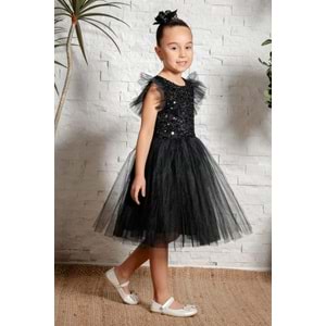 Tütü Etekli Kız Çocuk Elbise
