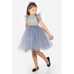 Kız Çocuk Rz Dantel Elbise SB546