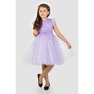 Kız Çocuk Rz Dantel Elbise SB546