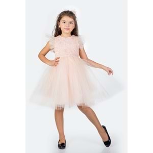 Kız Çocuk Rz Dantel Elbise SB546