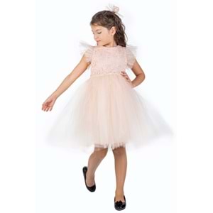 Kız Çocuk Rz Dantel Elbise SB546