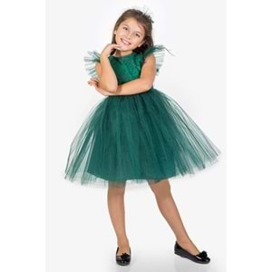 Kız Çocuk Rz Dantel Elbise SB546