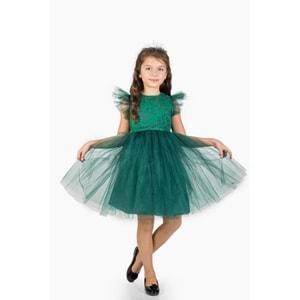 Kız Çocuk Rz Dantel Elbise SB546