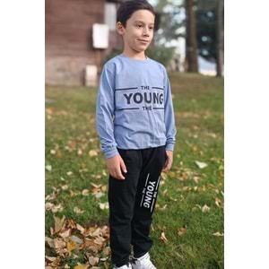 İkiiplik Günlük Eşofman Erkek Çocuk Takım SB552