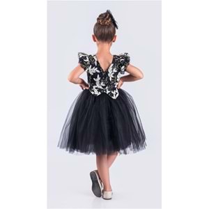 Tütü Etekli Robası Brode Nakış Elbise