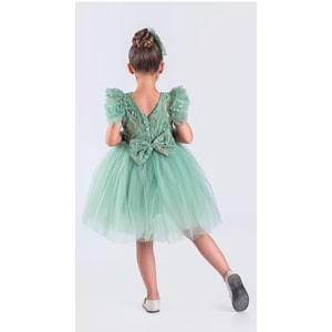 Tütü Etekli Robası Brode Nakış Elbise