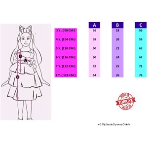 Saten Kumaş Tütü Etekli Kız Çocuk Abiyesi SB597