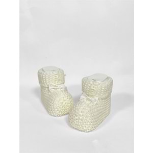 Triko Fiyonklu Bebek Patik SB598