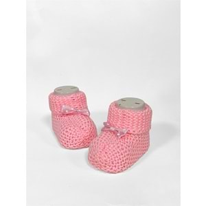 Triko Fiyonklu Bebek Patik SB598