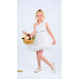 Yazlık Tütülü Kız Çocuk Abiye Elbise SB599