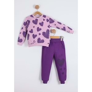 Kalpli Kız Çocuk Eşofman