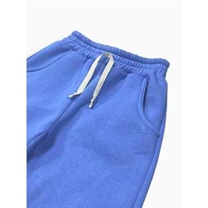 3iplik Kumaş İçi Polarlı 2li Set Eşofman Alt