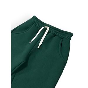 3iplik Kumaş İçi Polarlı 2li Set Eşofman Alt