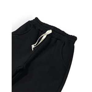 3iplik Kumaş İçi Polarlı 2li Set Eşofman Alt