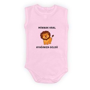 Aslan Minnak Kral Esprili Erkek Bebek Badi SB641