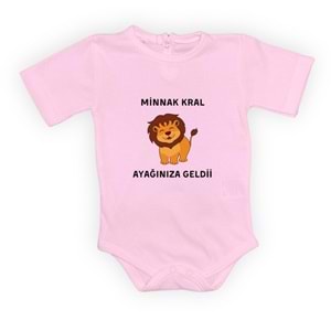 Aslan Minnak Kral Esprili Erkek Bebek Badi SB641