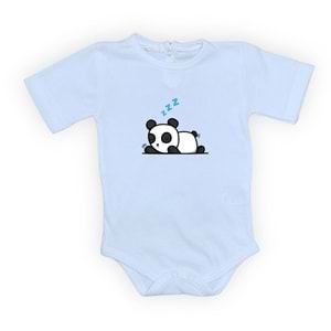 Panda Motif Unisex Penye Bebek Body SB643