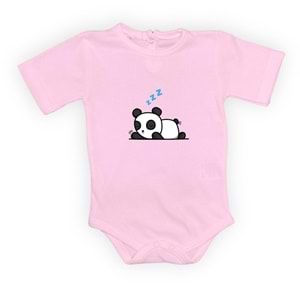 Panda Motif Unisex Penye Bebek Body SB643