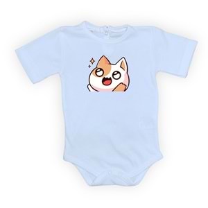 Kedi Motif Unisex Penye Bebek Body SB644