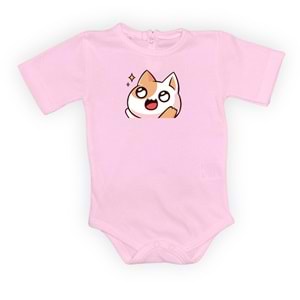 Kedi Motif Unisex Penye Bebek Body SB644