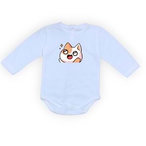 Kedi Motif Unisex Penye Bebek Body SB644