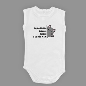 Sevdirmem Esprili Kedili Unisex Badi SB648