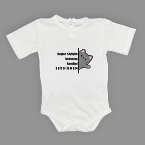 Sevdirmem Esprili Kedili Unisex Badi SB648