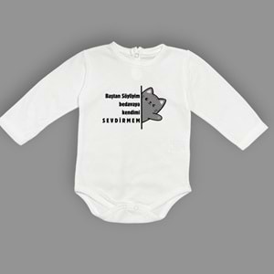 Sevdirmem Esprili Kedili Unisex Badi SB648