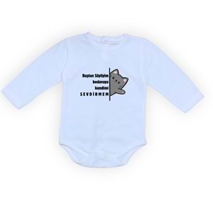 Sevdirmem Esprili Kedili Unisex Badi SB648