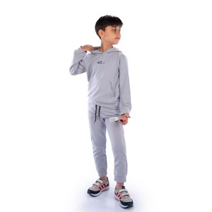 Kapşonlu Kanguru Cep 2iplik Mevsimlik Eşofman SB10071