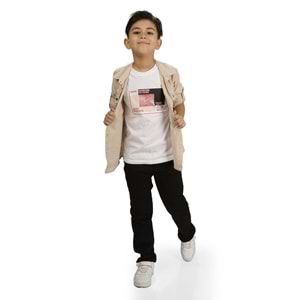 Erkek Çocuk Gömlekli Tişörtlü Pantolonlu Takım