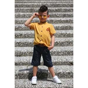 Keten Kaprili Yazlık Erkek Çocuk Takım SB4306