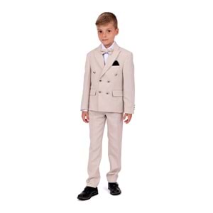 Kruvaze Erkek Çocuk Takım Elbise SB5689