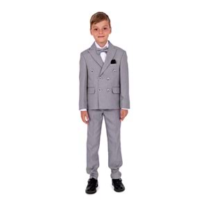 Kruvaze Erkek Çocuk Takım Elbise SB5689