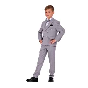 Kruvaze Erkek Çocuk Takım Elbise SB5689