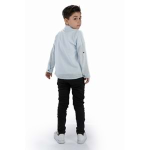 Pantolon , T-Shirt 3Parça Pamuklu Erkek Çocuk Takım SB965