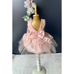 Kız Bebek Dantel Elbise SB159