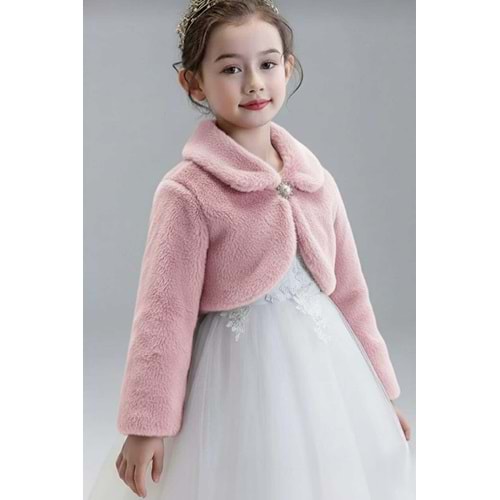 Kışlık Uzun Kollu Kız Çocuk Bolero