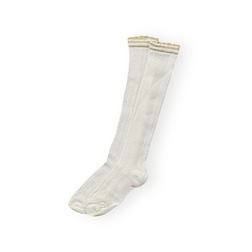 Desenli Dizaltı Çorap Kız Çocuk Çorap SB709