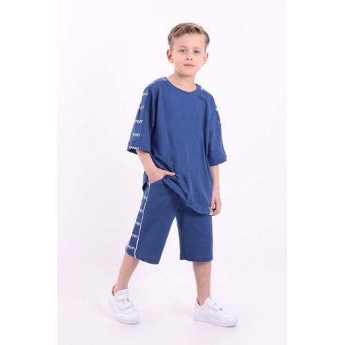 Rahat Kesim Şortlu Erkek Çocuk Takım M00749