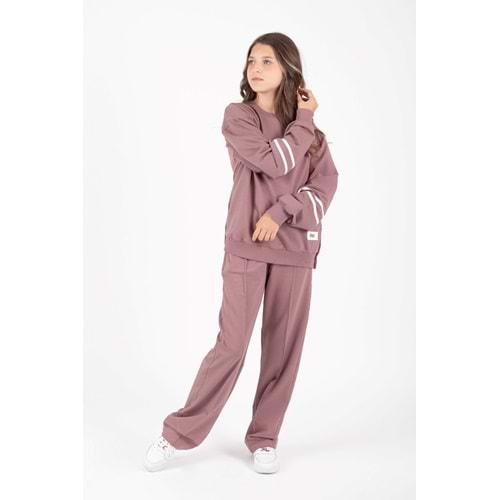 Kız Çocuk Çıtçıtlı Tarz Eşofman Takım