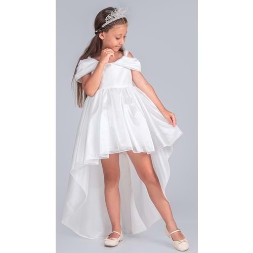 Kız Çocuk Kuyruklu Kristal Abiye