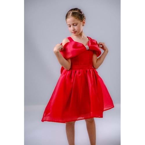 Kız Çocuk Kuyruklu Kristal Abiye