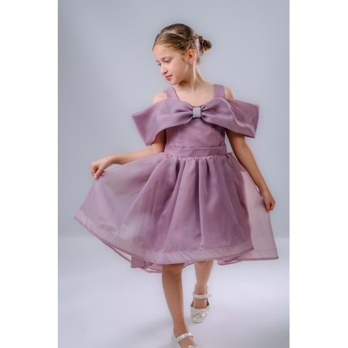 Kız Çocuk Kuyruklu Kristal Abiye