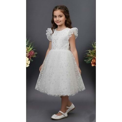 Dantel Kız Çocuk Parti Elbise