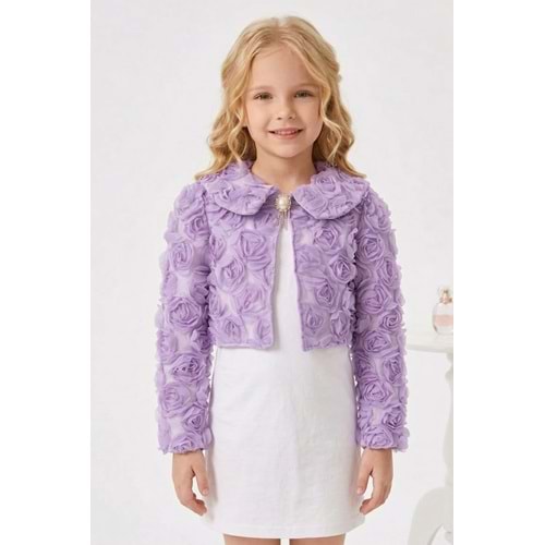 Rosali Kız Çocuk Mevsimlik Bolero